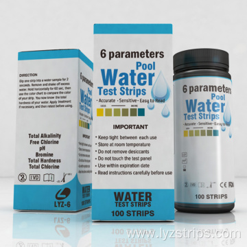 water test strips 6 parameters